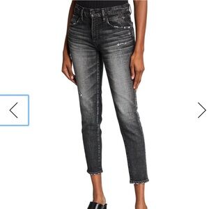 Mousy vintage howa black distressed skinny jean size 26